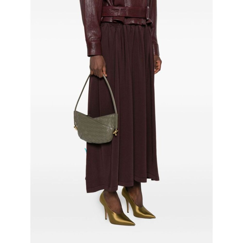 Bottega Veneta Women Solstice Baby Leather Shoulder Bag - Picture 4 of 4